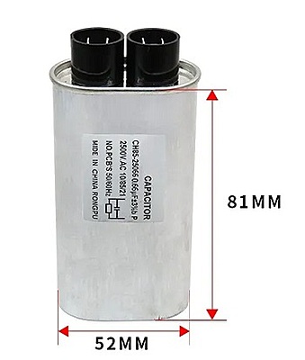 0.89uF, 2500V Microwave Oven Capacitor (MWC-1115)