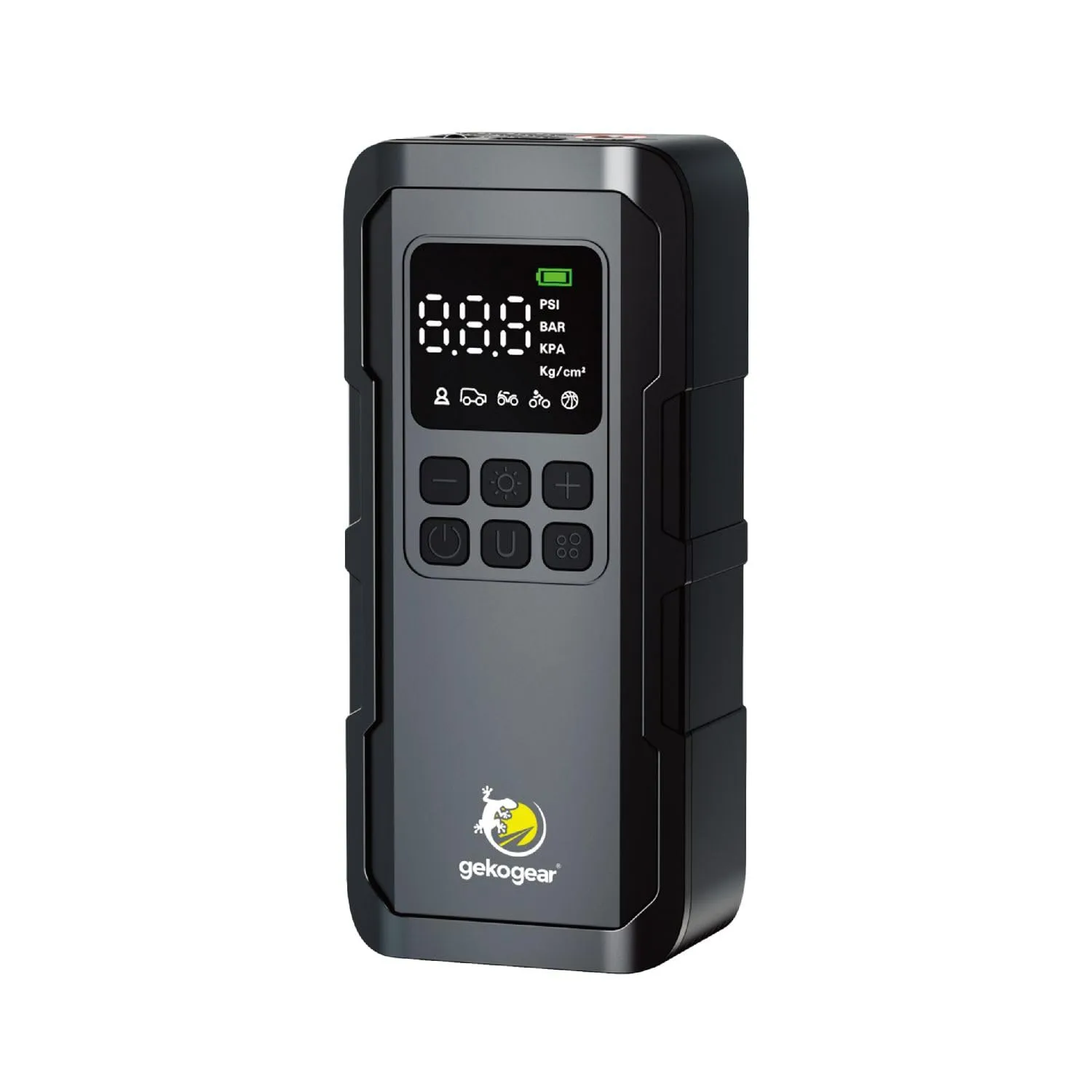 myGEKOgear Tire Inflator Portable Air Compressor - 150PSI Portable Air Pump, LCD Display, 5 Preset Modes