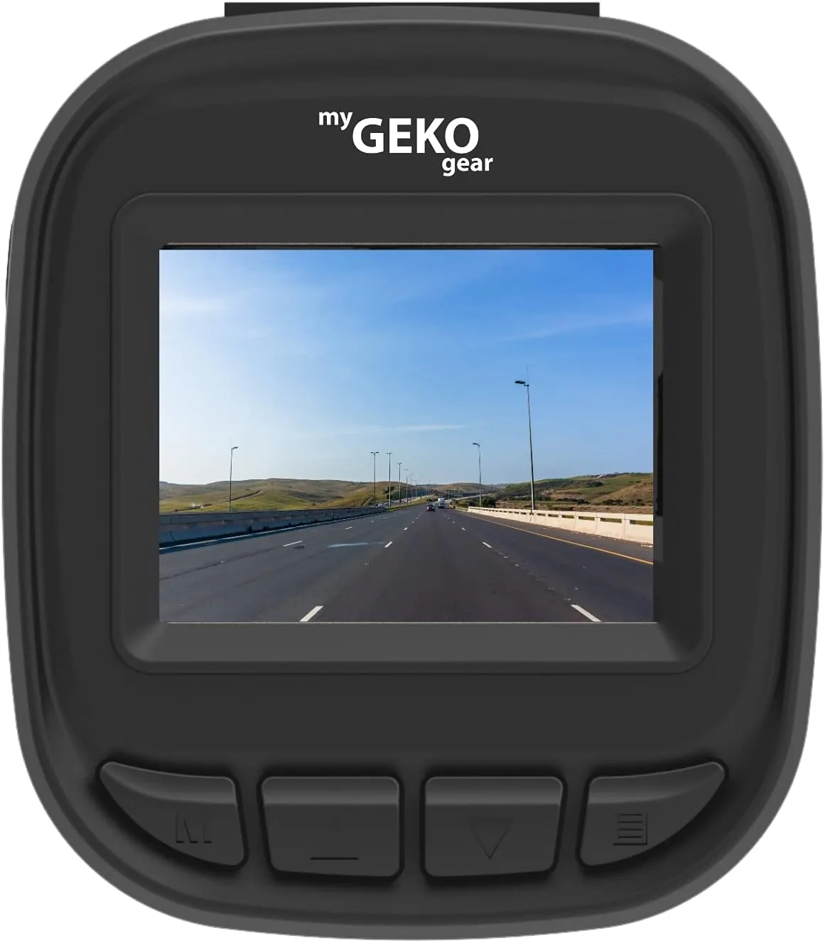 MyGekoGear Orbit 132 Full HD 1080P Wi‑Fi Dash Cam with Blind Spot Mirrors and 8GB MicroSD