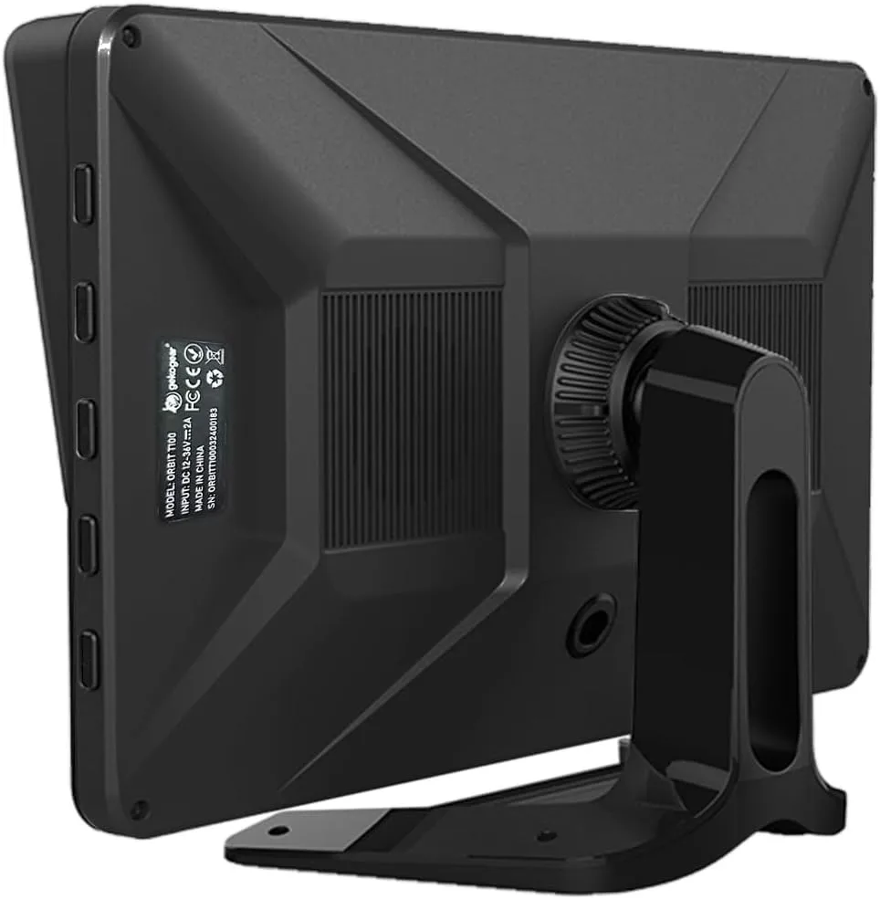 GekoGear Orbit T100 4 Channel 1080P Dash Cam for Trucks with a 10.1" IPS Screen
