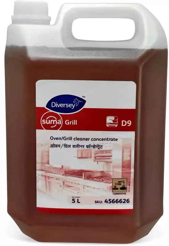 Suma Grill D9 Oven/Grill Cleaner Concentrate 5 Ltr