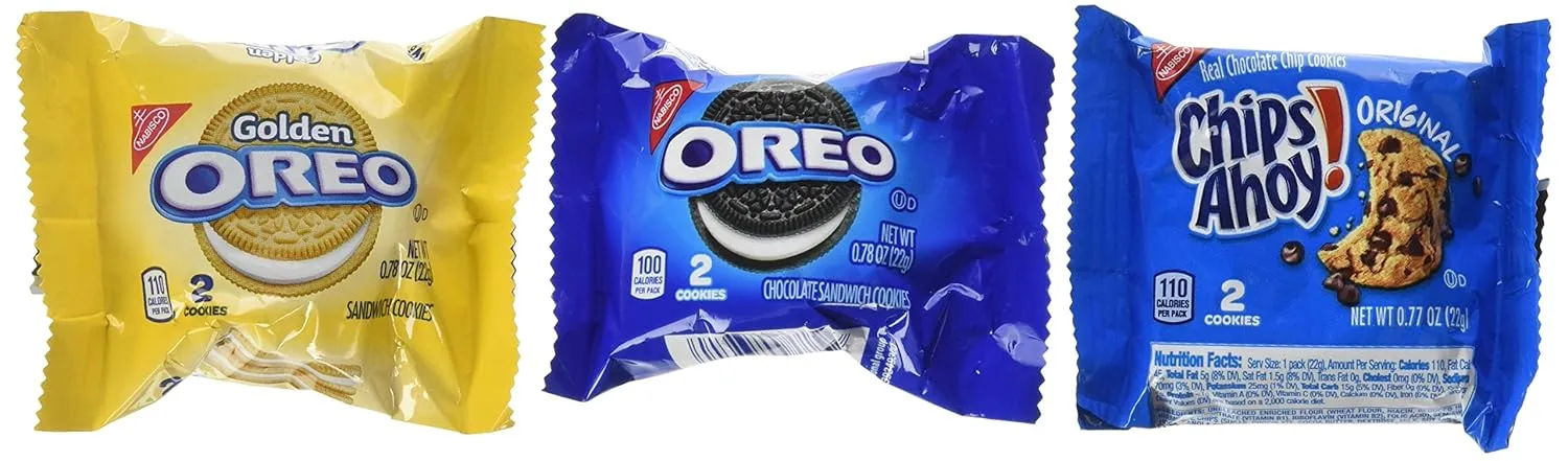 Nabisco Cookie Variety Pack, 44.8 Oz, Box Of 60 Packs