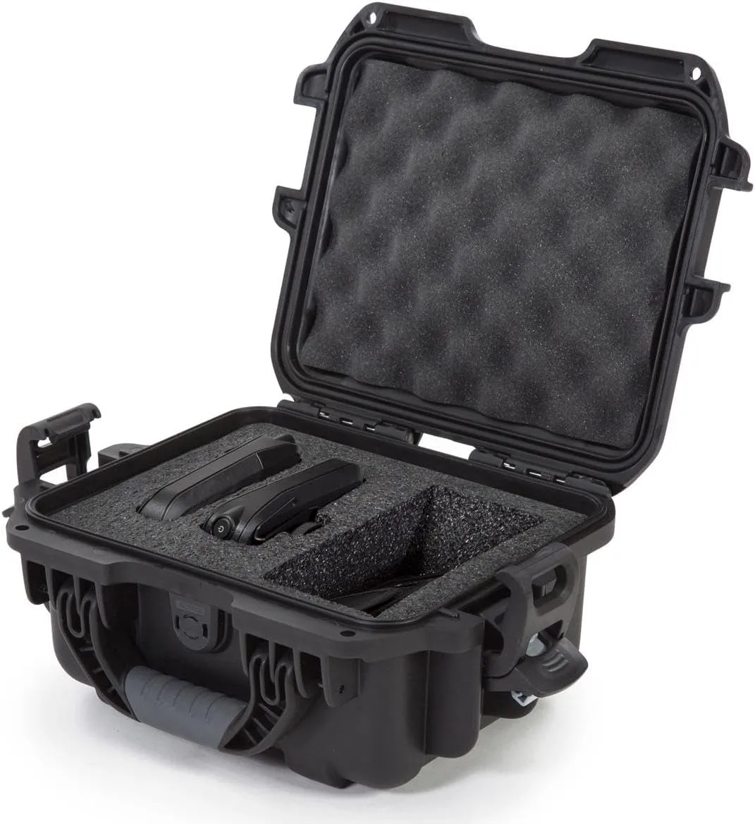 Nanuk 905 Waterproof Hard Case with Foam Insert - Black Cubed Foam Black