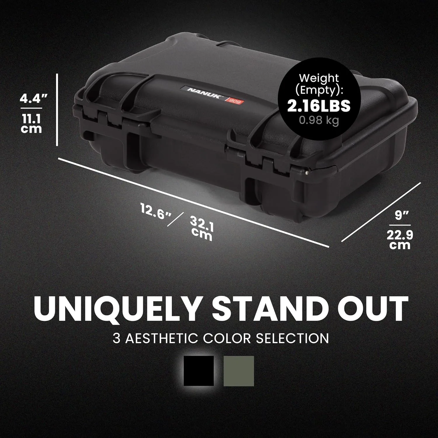 NANUK 909 Classic Pistol Case
