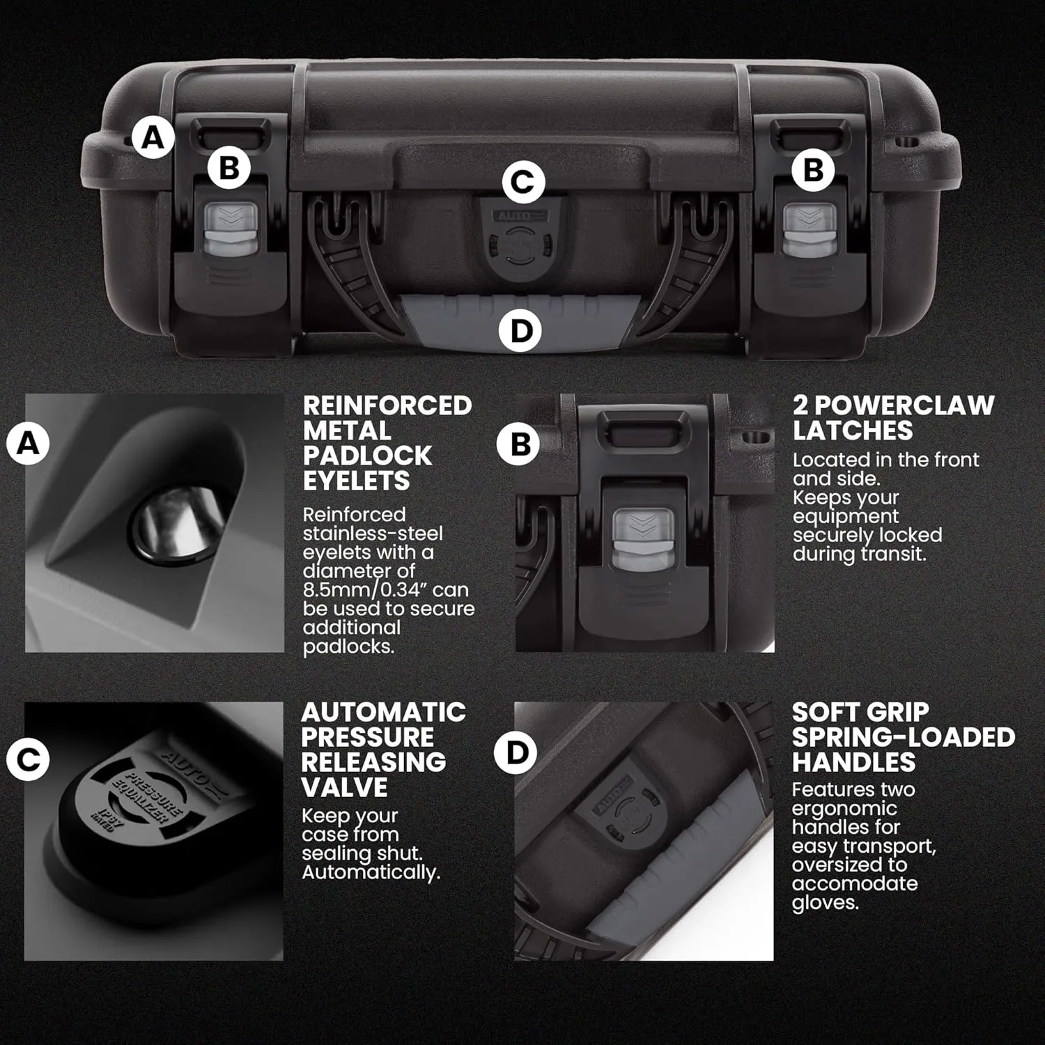 NANUK 909 Classic Pistol Case