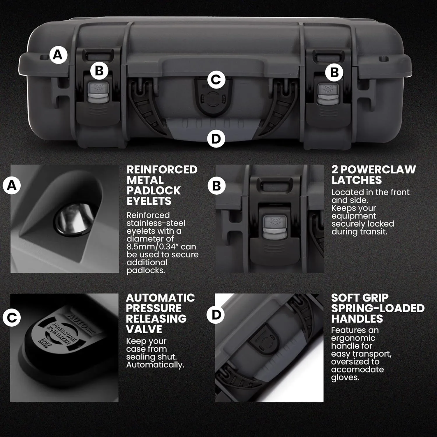 NANUK 910 Hard Case with Custom Foam Insert