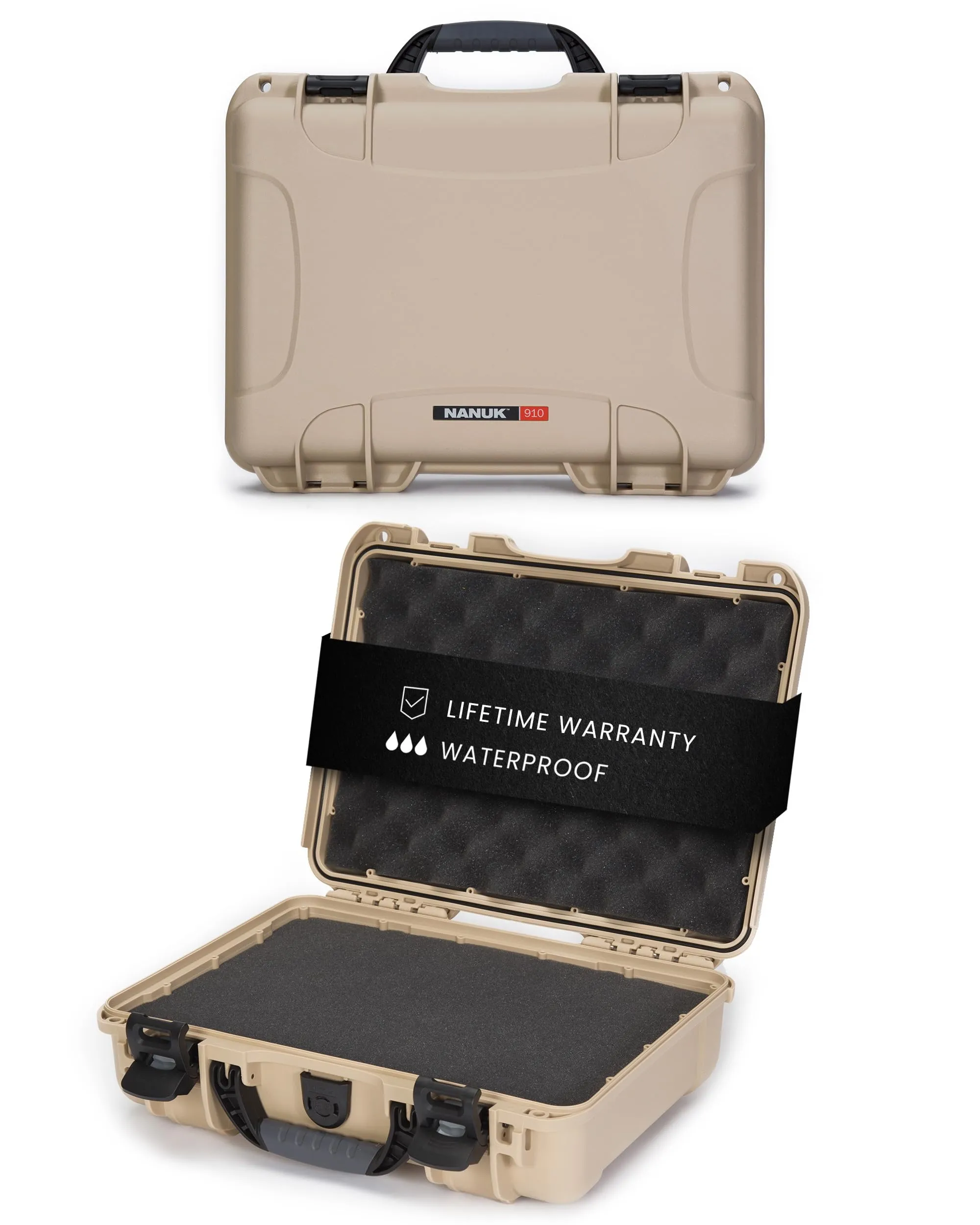 NANUK 910 Hard Case with Foam, IP67 Waterproof Hard Storage