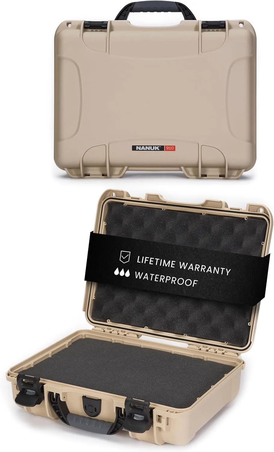 NANUK 910 Hard Case with Foam, IP67 Waterproof Hard Storage