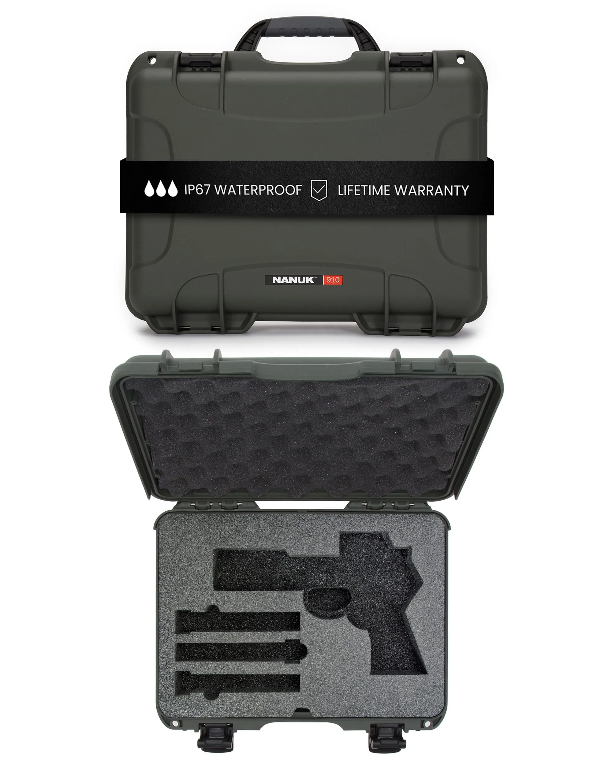 NANUK 910 Hard Case for Single Sporting Gear, IP67 Waterproof Hard Storage