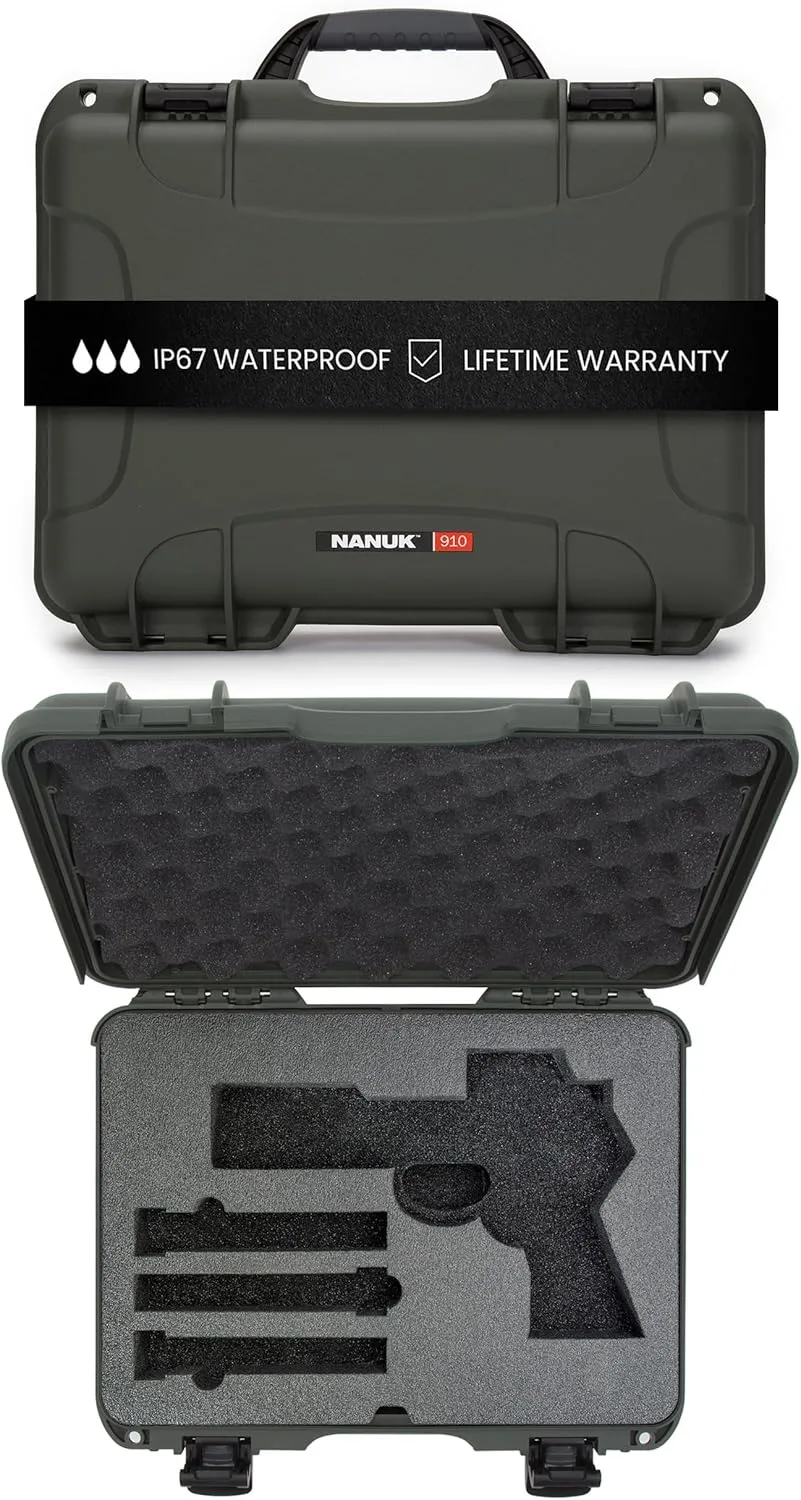 NANUK 910 Hard Case for Single Sporting Gear, IP67 Waterproof Hard Storage