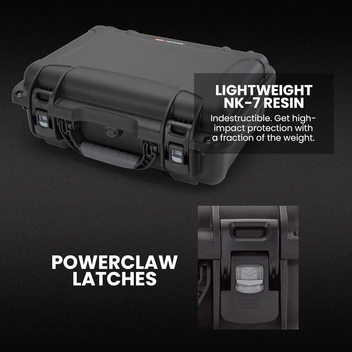 NANUK 925 Hard Case with Custom Foam Insert for 4 UP Pistols