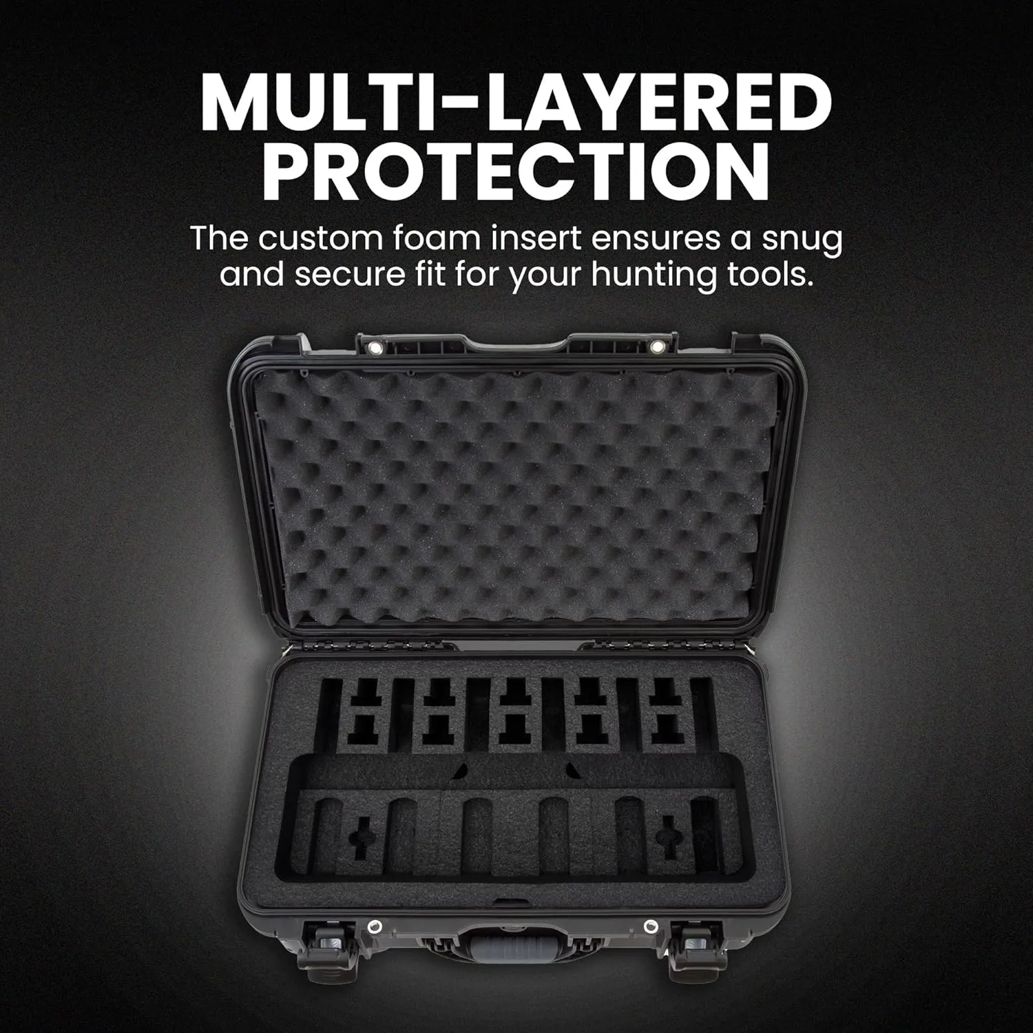 NANUK 935 Hard Case with Custom Foam Insert — Wheeled, IP67 Waterproof