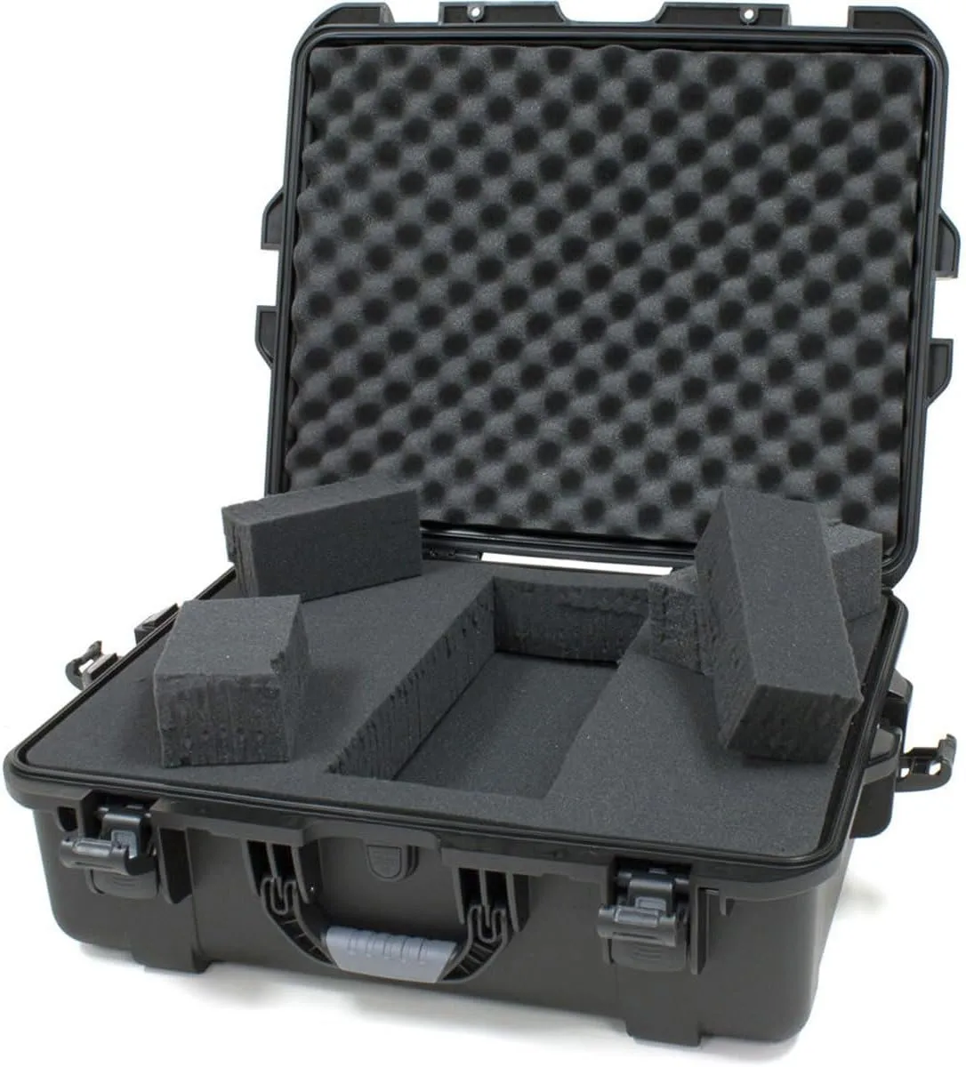 Nanuk Large Series 945 Lightweight NK-7 Resin Waterproof Case with Foam, Black Black Cubed Foam Protective Case