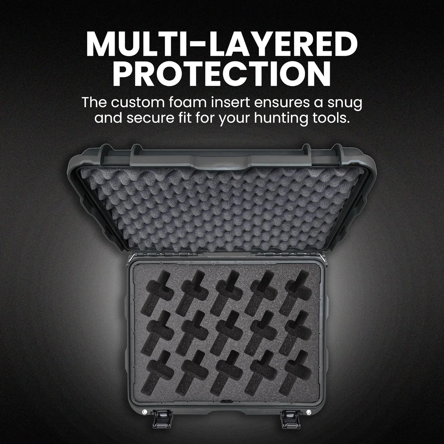 NANUK 950 Hard Case with Foam Insert, IP67 Waterproof & Crushproof