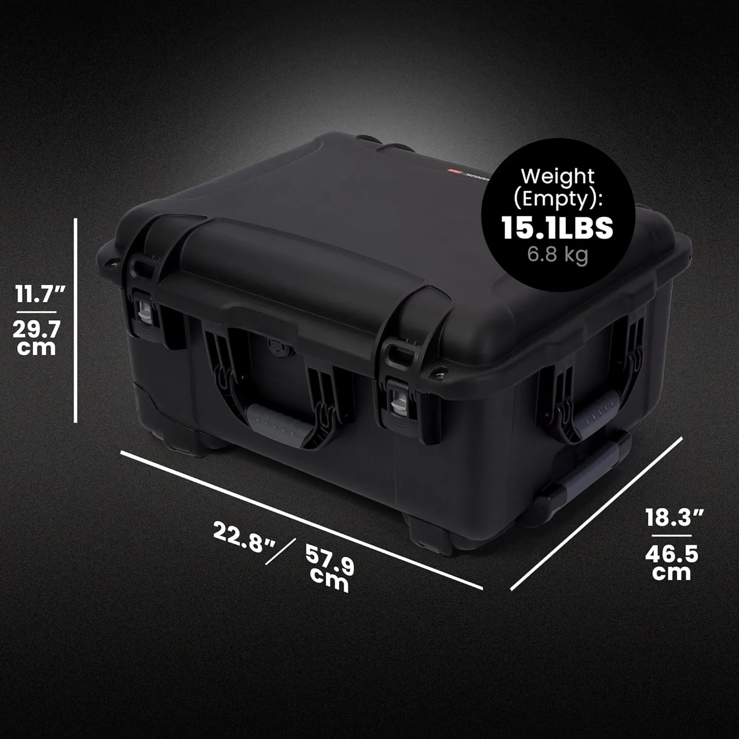 NANUK 950 Hard Case with Foam Insert, IP67 Waterproof & Crushproof