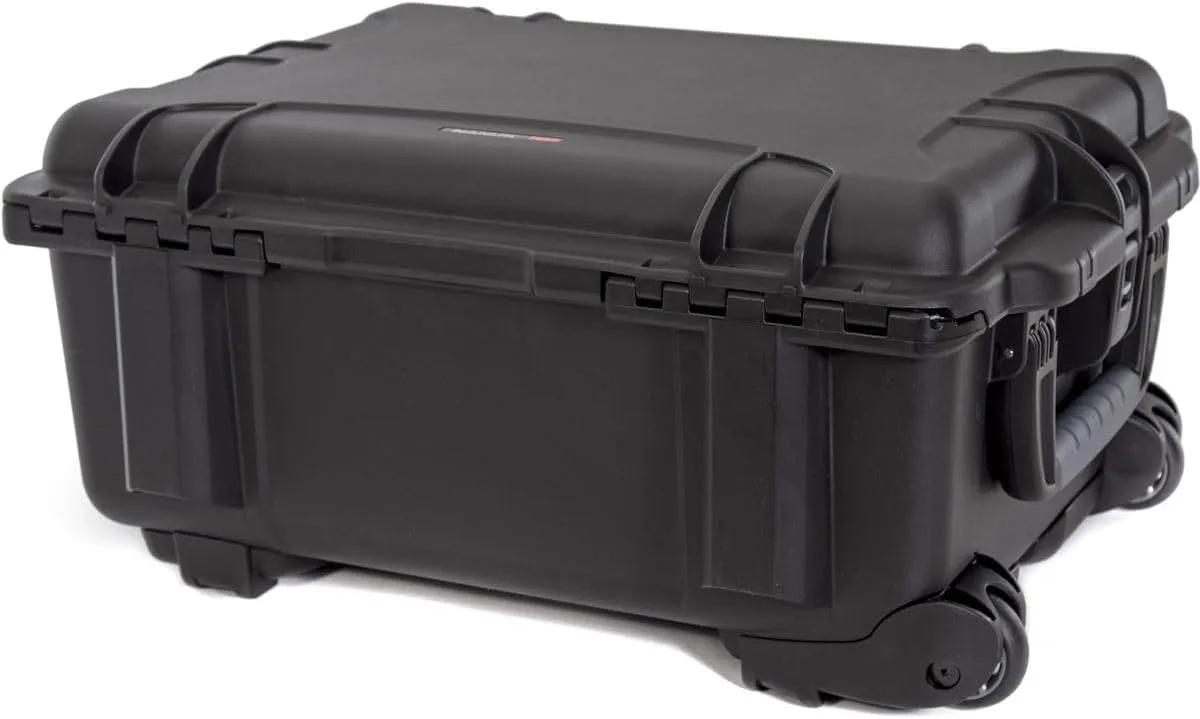NANUK Wheeled Series 955 Lightweight NK-7 Resin Waterproof Hard Case with Foam Insert, Black