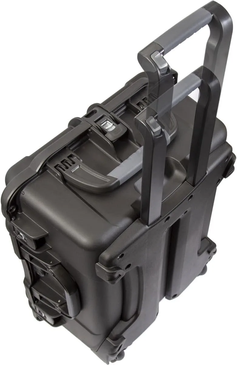 NANUK Wheeled Series 955 Lightweight NK-7 Resin Waterproof Hard Case with Foam Insert, Black