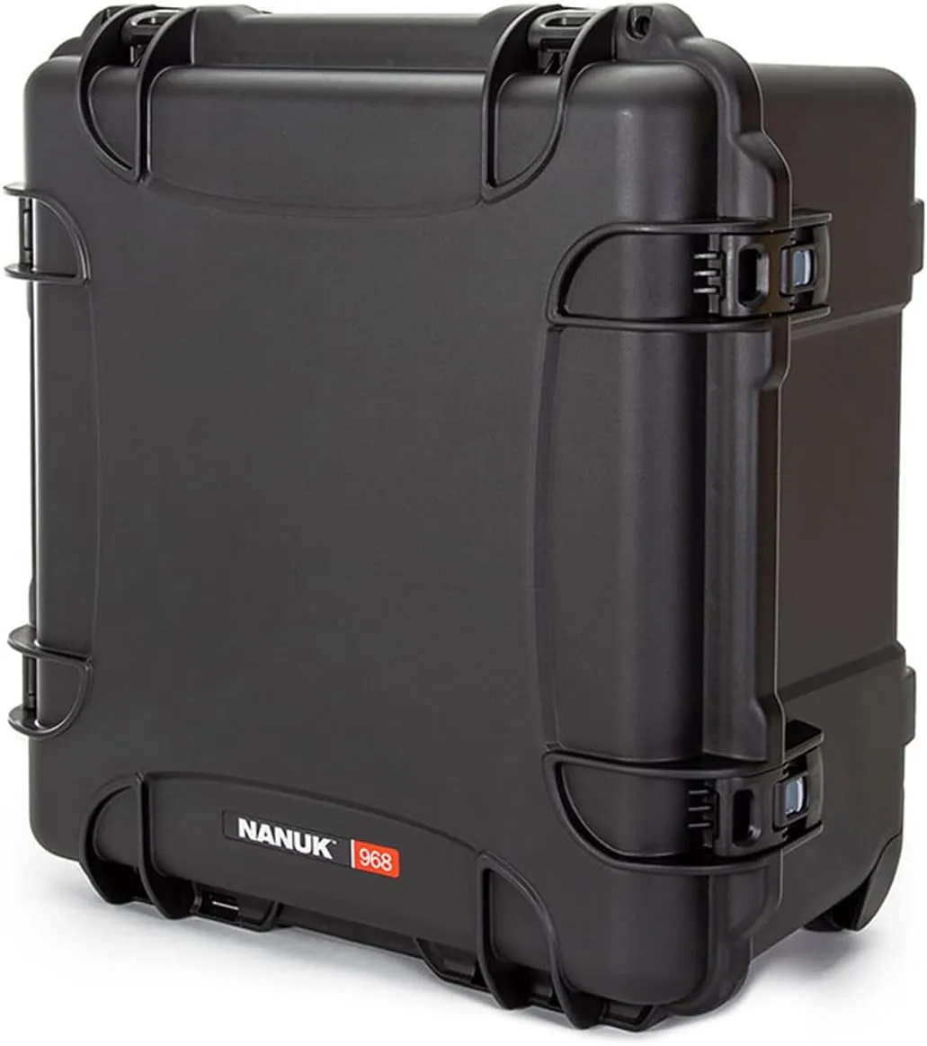 Nanuk 968 Waterproof Hard Case with Wheels Black Cubed Foam