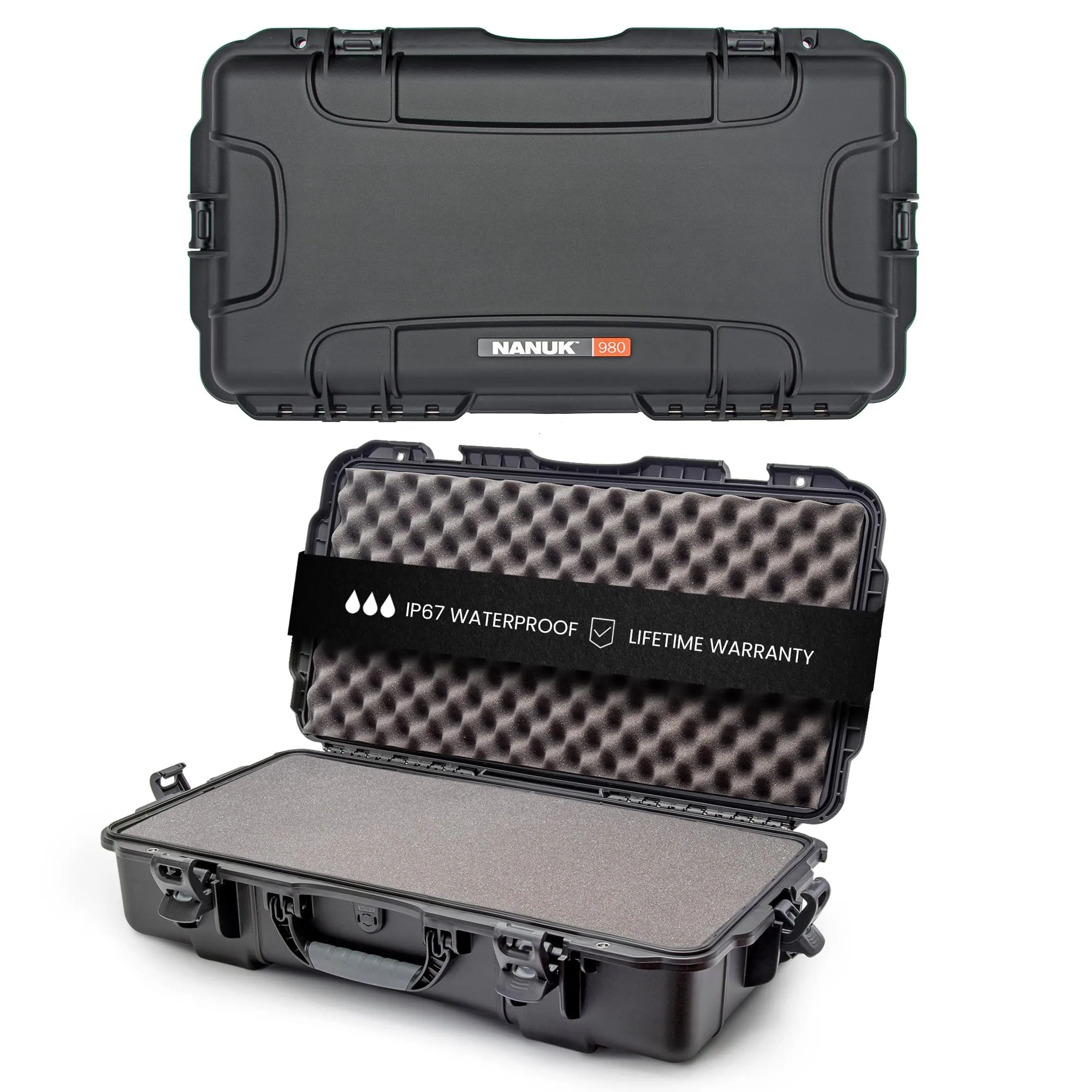 NANUK 980 Hard Case, IP67 Waterproof & Crushproof