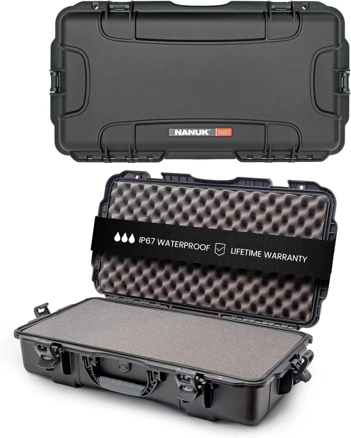 NANUK 980 Hard Case, IP67 Waterproof & Crushproof