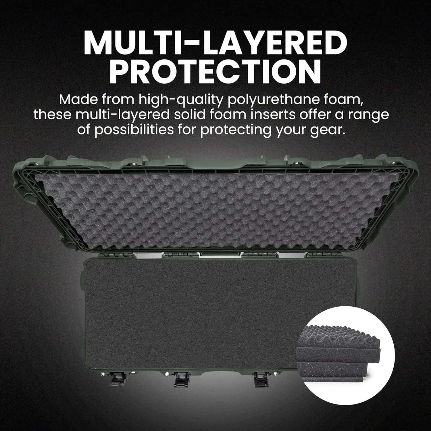 NANUK 985 Hard Case with Wheels & Customizable Foam Insert