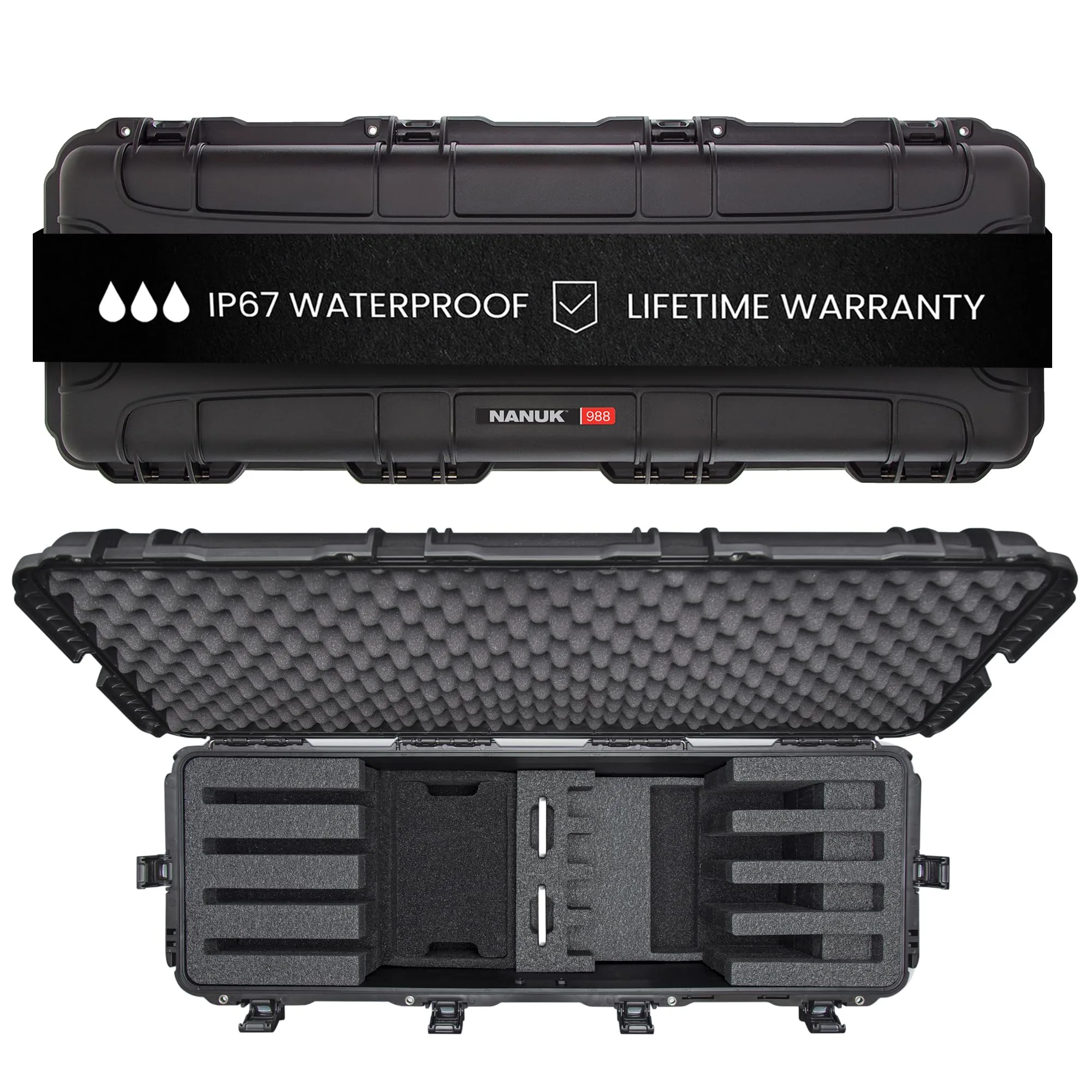 NANUK 988 Hard Case with Wheels & Customizable Foam
