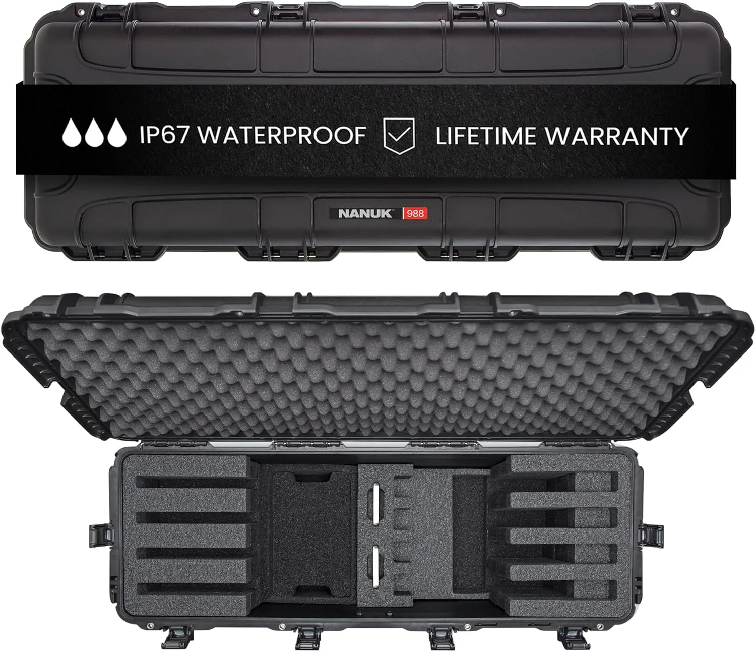 NANUK 988 Hard Case with Wheels & Customizable Foam