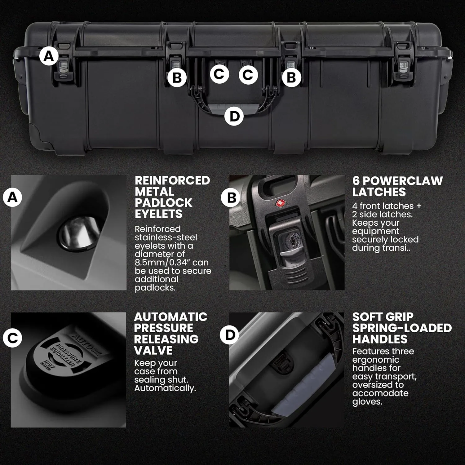NANUK 988 Hard Case with Wheels & Customizable Foam