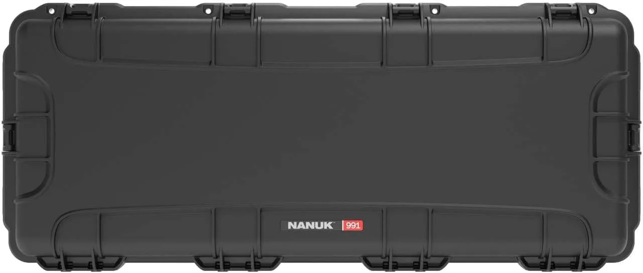 NANUK 991 Bow Case with Automatic Pressure Release Valve and PowerClaw Superior Latching System for Transporting and Storing
