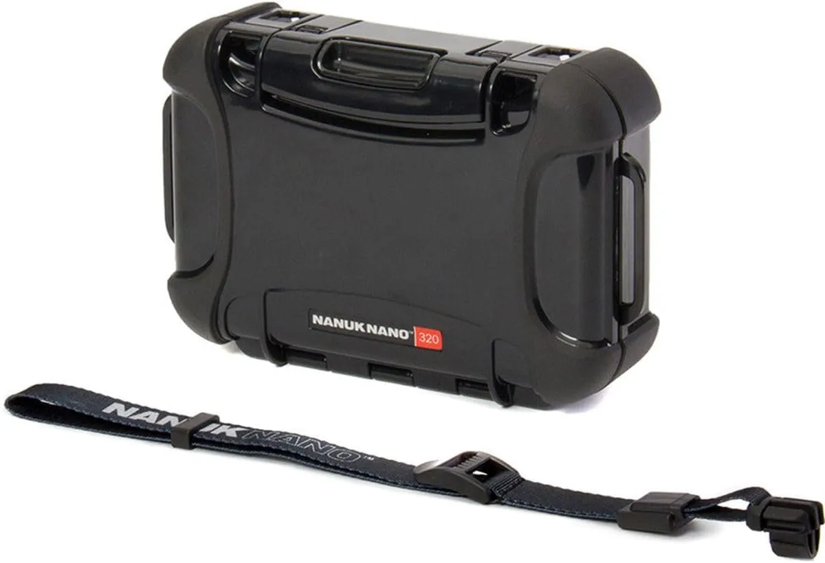 NANUK Nano 320 Waterproof Hard Case for Phones, Cameras and Electronics