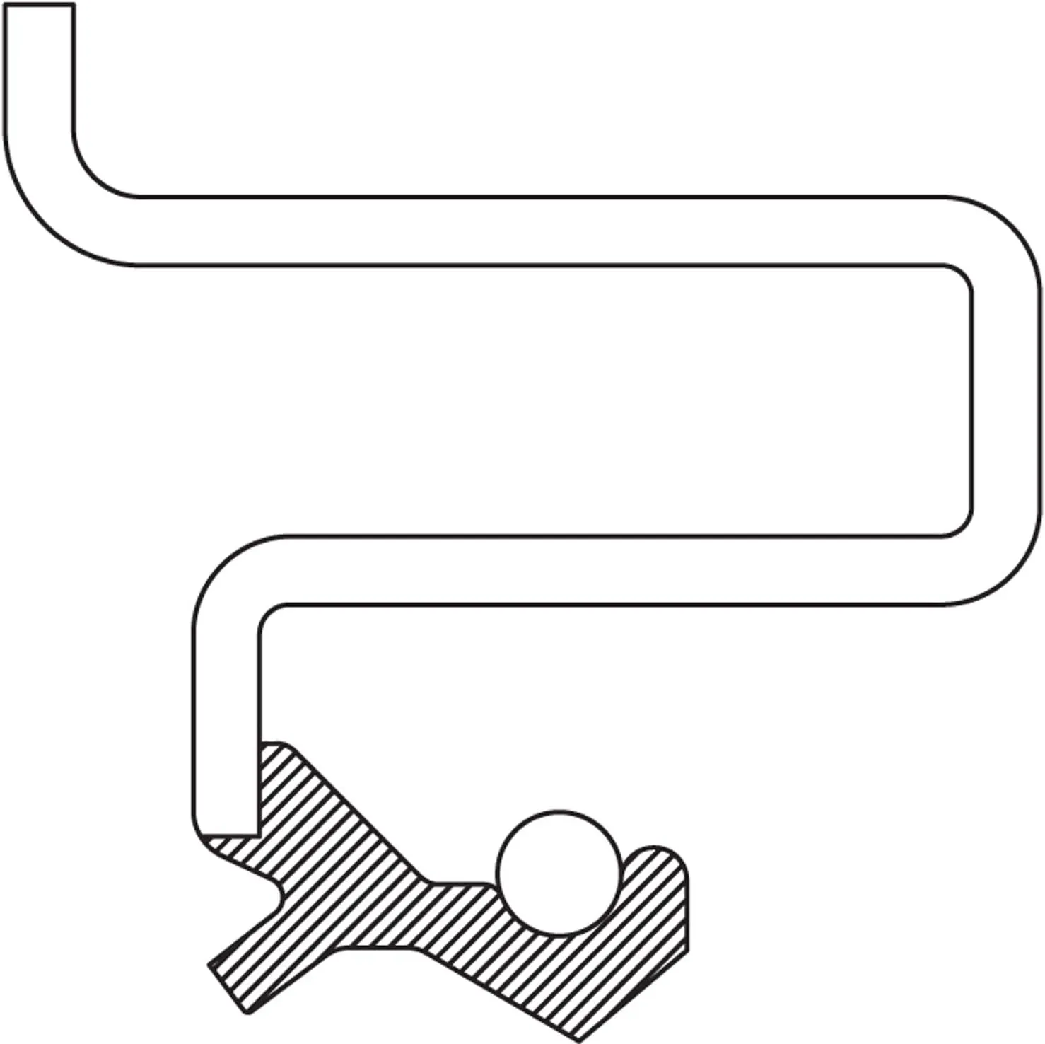 National 8460N Differential Pinion Seal