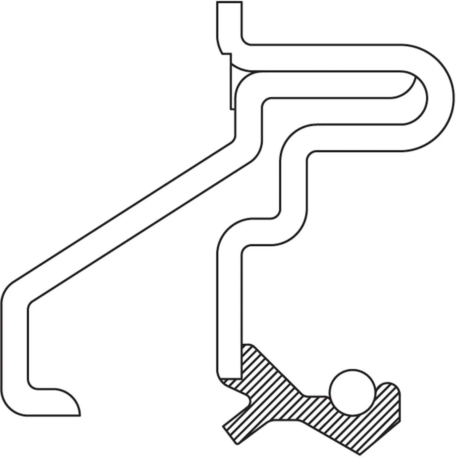 National 3543 Multi-Purpose Seal for Chevrolet Cruze