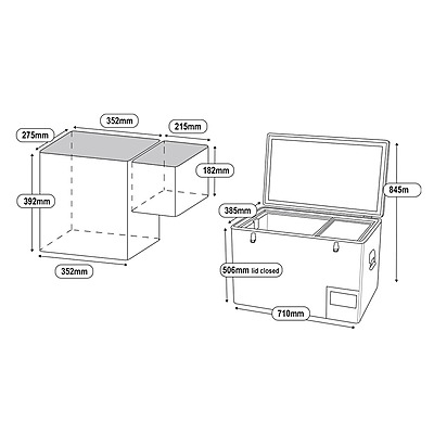 NL 50L Legacy Smart Dual Portable Cooler