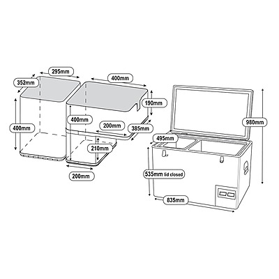 NL 90L Legacy Smart Dual Portable Cooler
