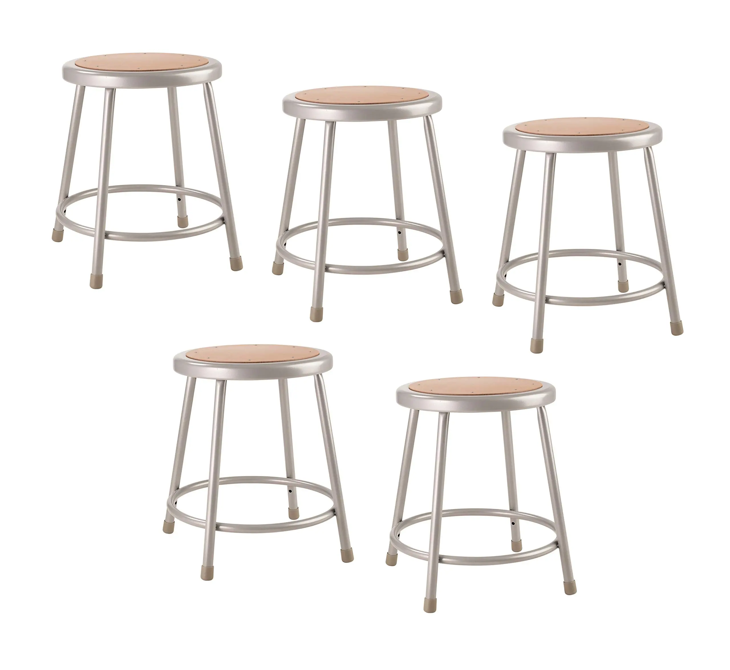 NATIONAL PUBLIC SEATING 6200 Series 18" Heavy-Duty Hardboard Task Stool