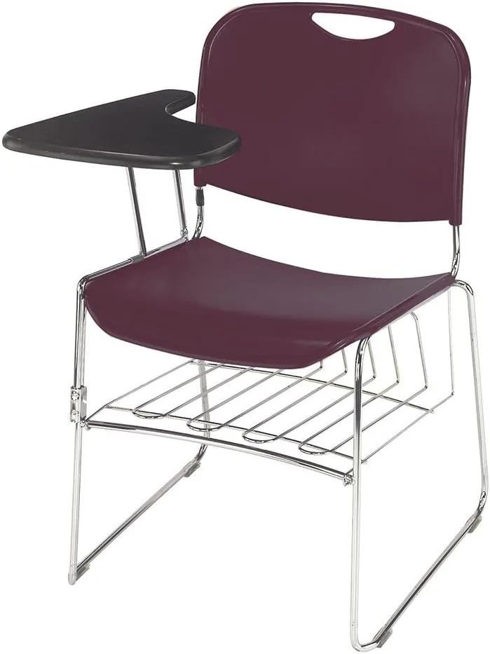 National Public Seating 8500 Stack Chair - Navy Blue