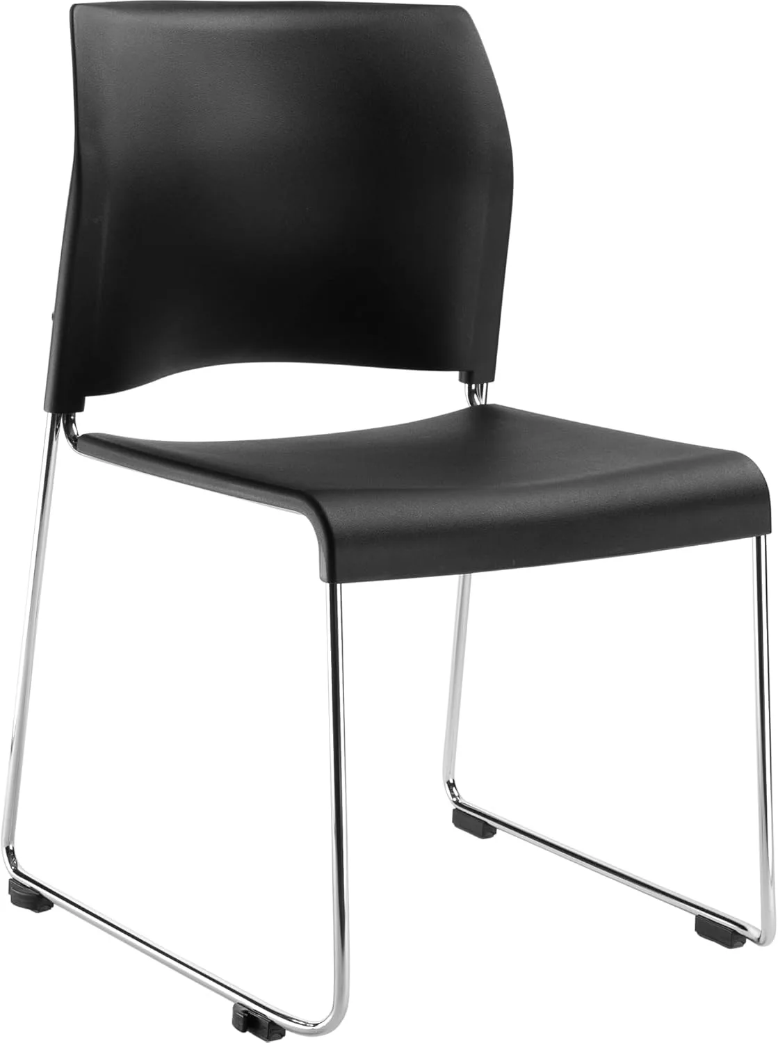 National Public Seating 8800 Series Plastic Cafetorium Chair 21.75" x 20" x 30.5"- Black