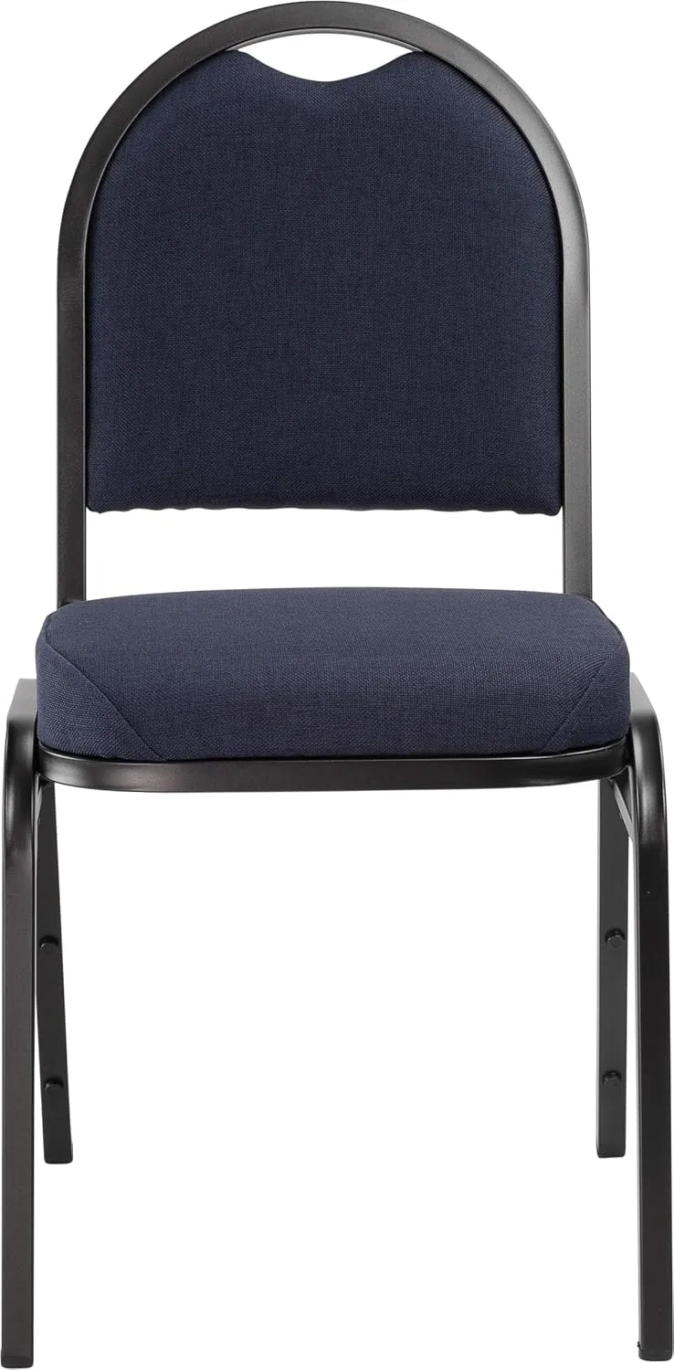 National Public Seating 9200 Series: Dome-Back Premium Fabric Upholstered Banquet Stack Chair
