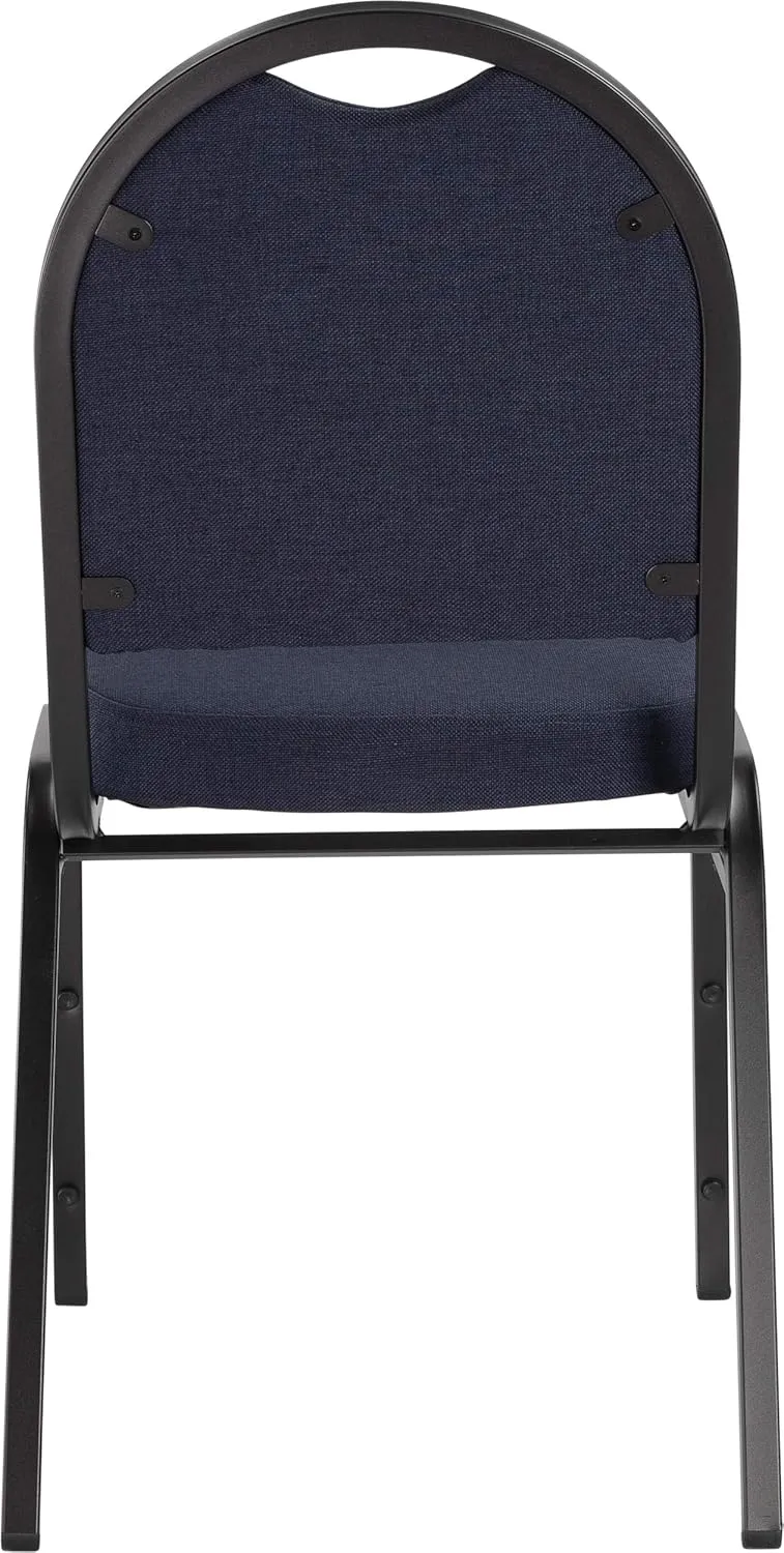 National Public Seating 9200 Series: Dome-Back Premium Fabric Upholstered Banquet Stack Chair