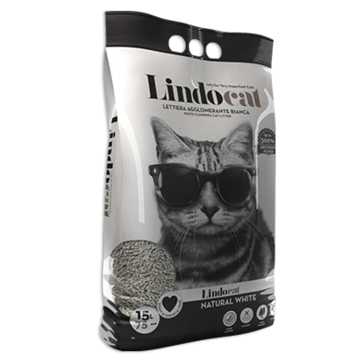 LINDO(CAT LITTER) NATURAL WHITE CLUMPING 15 L LINDO(CAT LITTER) NATURAL WHITE CLUMPING 15 L