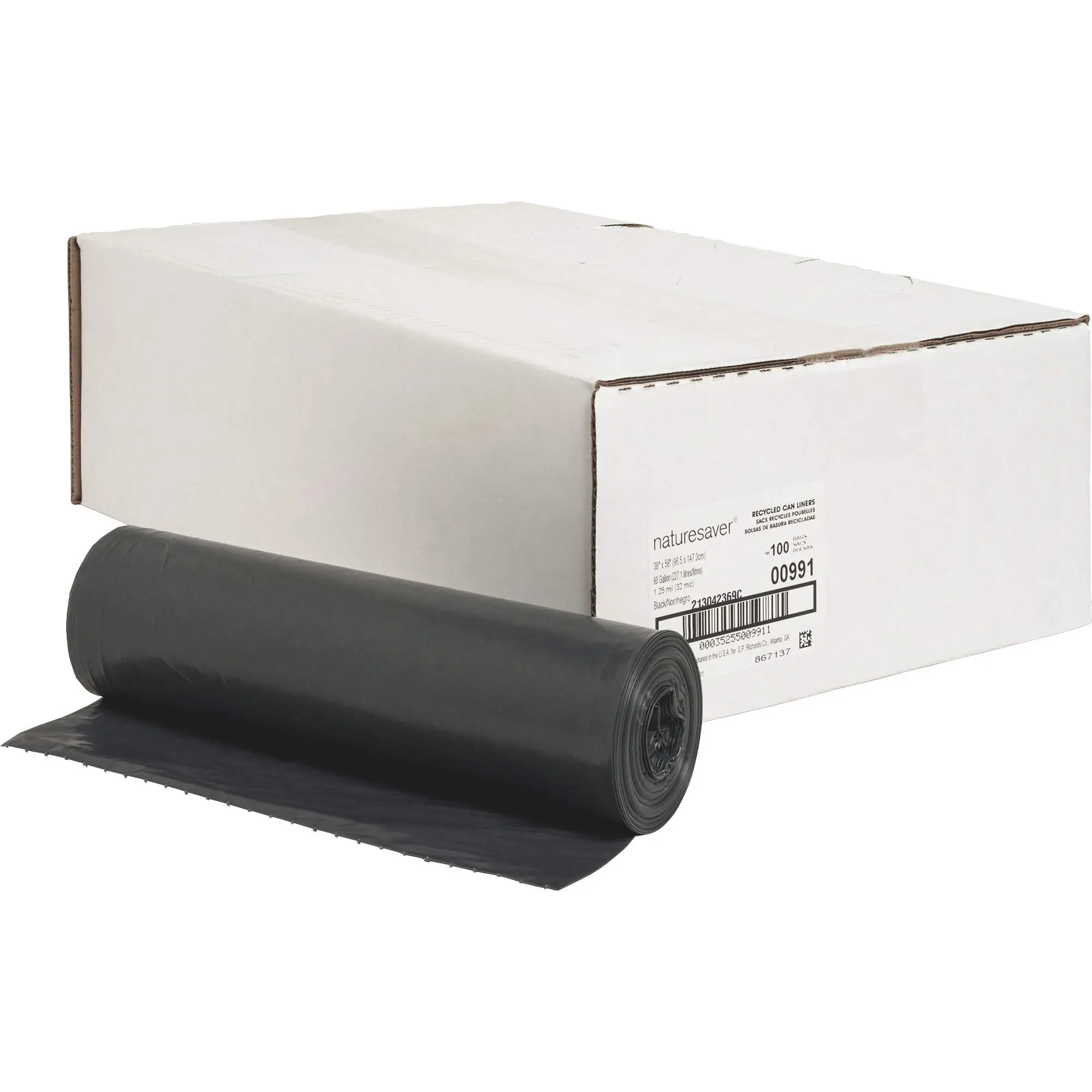 NATURE SAVER Heavy-Duty Recycled Trash Liners