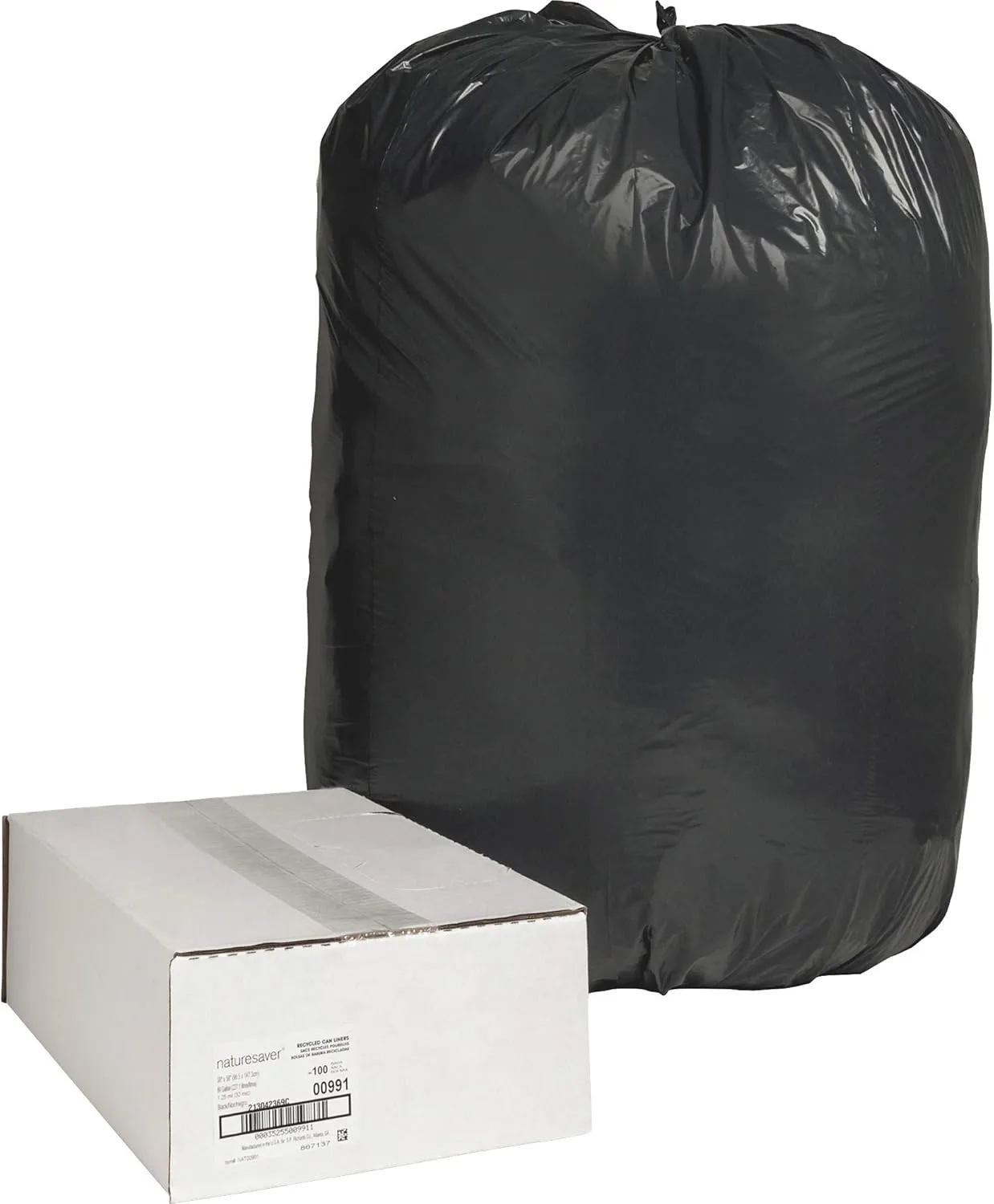 NATURE SAVER Heavy-Duty Recycled Trash Liners