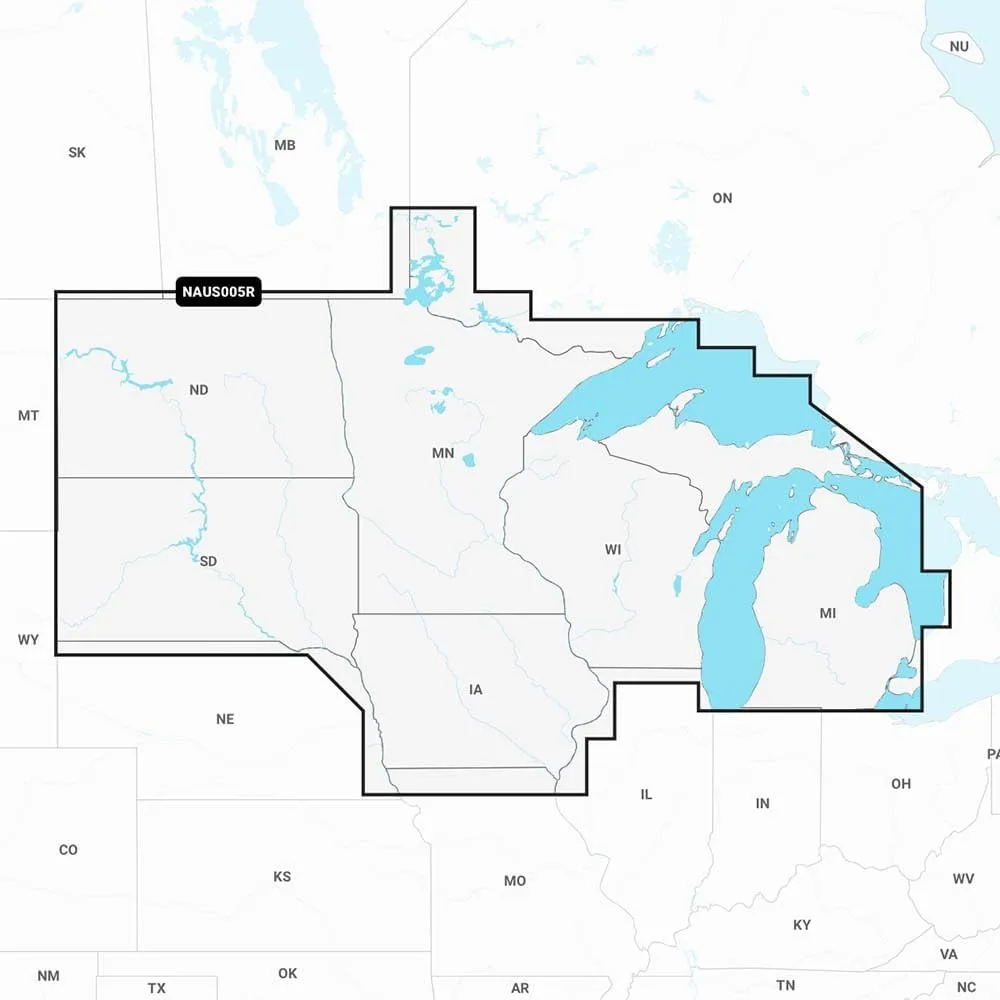Navionics U.S. North Marine Charts (SD/microSD)