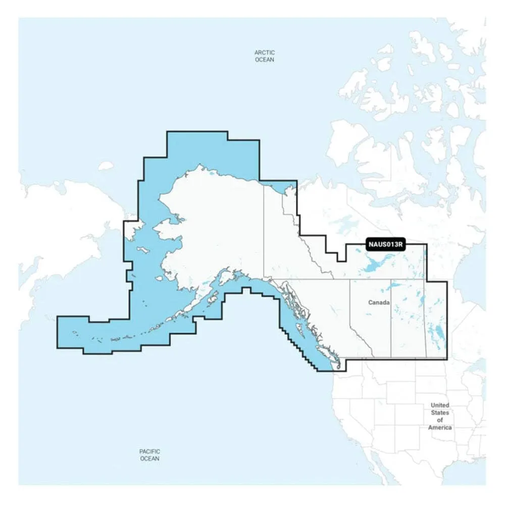 Navionics NAUS013R - Canada, West & Alaska - Navionics+