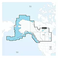 Navionics NAUS013R - Canada, West & Alaska - Navionics+
