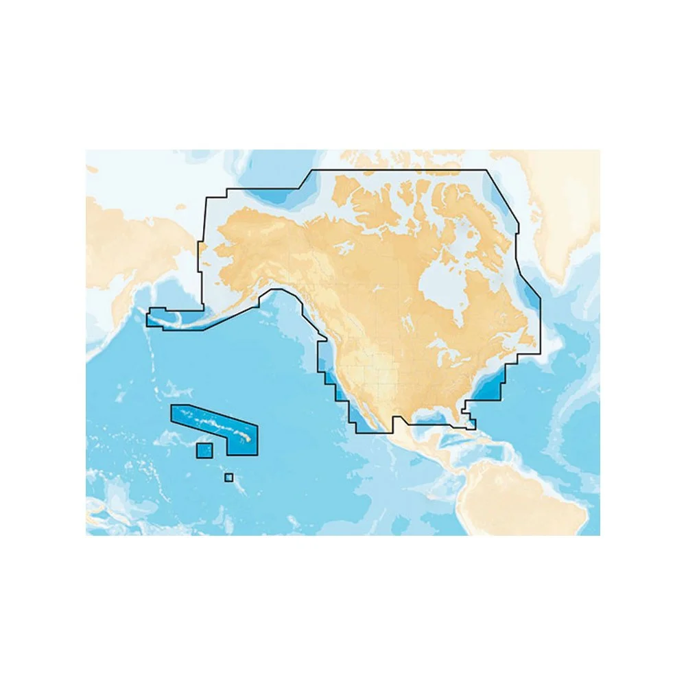 Navionics Garmin MSD/NAV+NI Plus - United States and Canada, Black