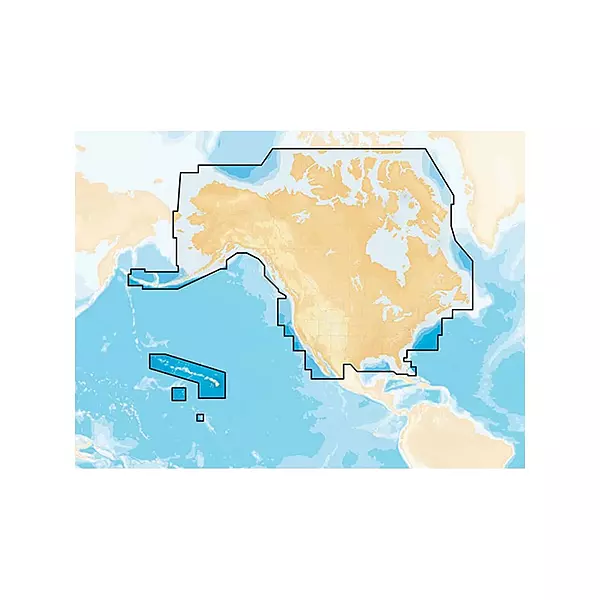 Navionics Garmin MSD/NAV+NI Plus - United States and Canada, Black