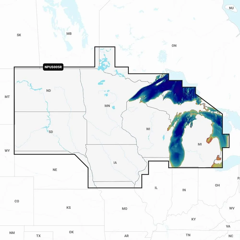 Navionics U.S. North Marine Charts (SD/microSD)