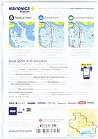 Navionics Plus Regions South Marine and Lake Charts on SD/MSD
