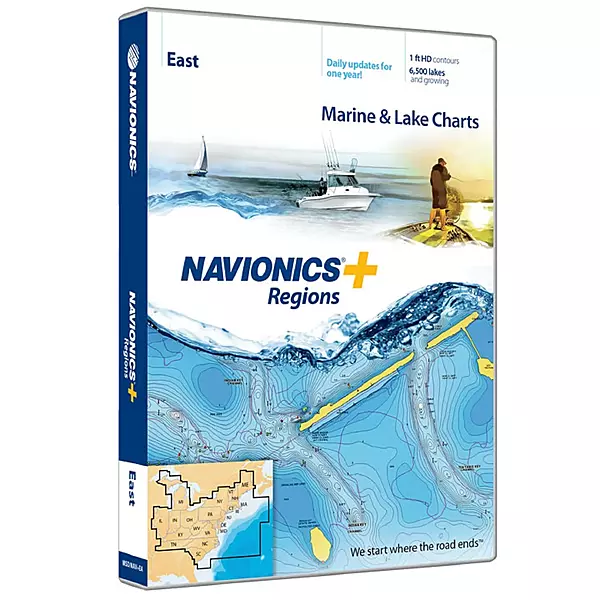 Navionics NAUS007R U.S. East Navionics+ Chart SD Card